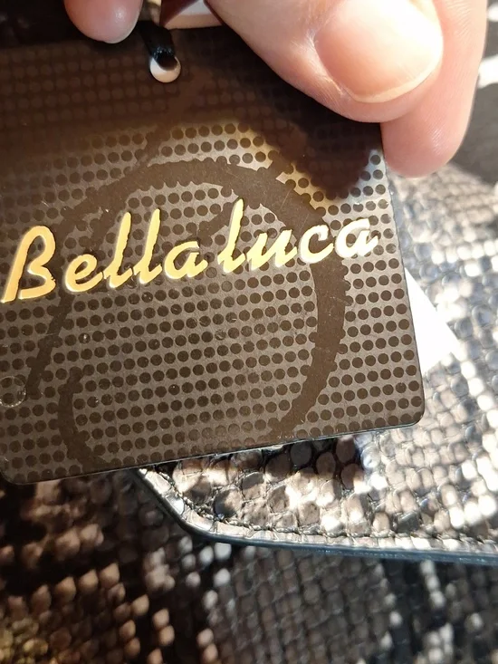 NWT Bella Luca Snakeskin Print Crossbody Bag - Picture 4 of 4